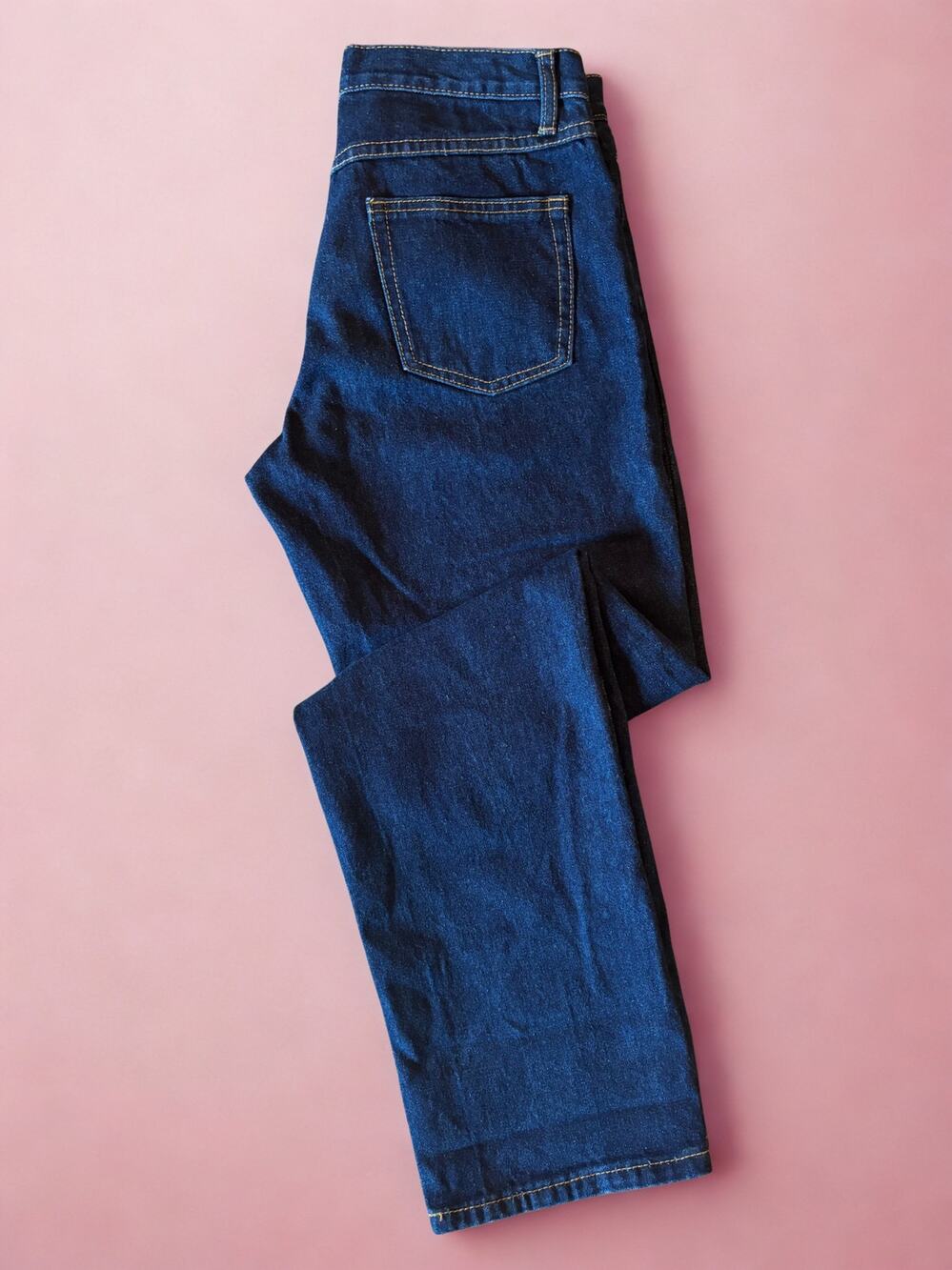 J. Galt Women’s Dark Wash Denim Jeans Size M | Mid Rise Straight Leg Blue Jeans